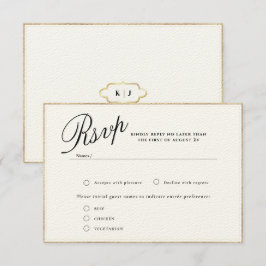 TARJETA RSVP DE BODA MODERNA Y ROMÁNTICA