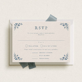 Tarjeta RSVP de Boda Paisaje Formal Victoria