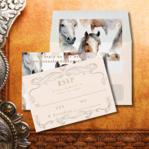 Tarjeta RSVP de Boda Rosa para los amantes de los 