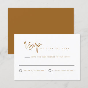 Tarjeta RSVP de bodas behemias de boda india de te