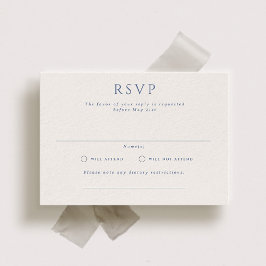 Tarjeta RSVP de bodas de paisajes formales de King