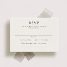 Tarjeta RSVP de bodas de paisajes formales de King