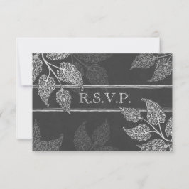 Tarjeta RSVP de casamiento para lacy deja matrimon