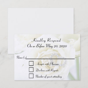 Tarjeta RSVP de celebración del aniversario