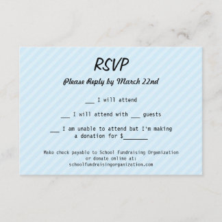 Tarjeta RSVP de cinta de cassette