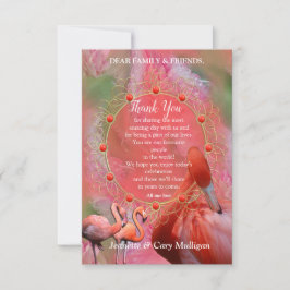 Tarjeta RSVP de Coral, Grass & Peony-Rosa