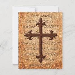 Tarjeta RSVP de Cruz de Hierro de Edad Cristiana