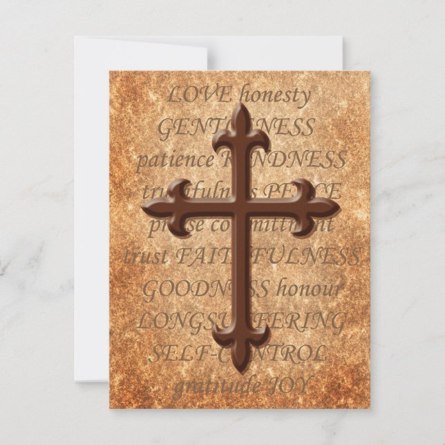 Tarjeta RSVP de Cruz de Hierro de Edad Cristiana (Anverso)