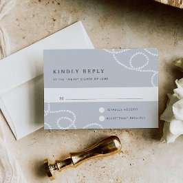 Tarjeta RSVP de disponibilidad | Niebla