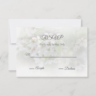 Tarjeta RSVP de Dreamoms Blossoms
