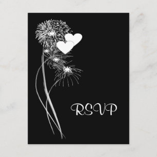 Tarjeta RSVP de Fireworks