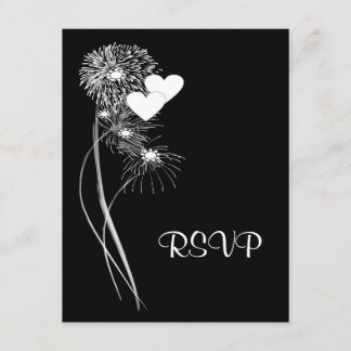 Tarjeta RSVP de Fireworks