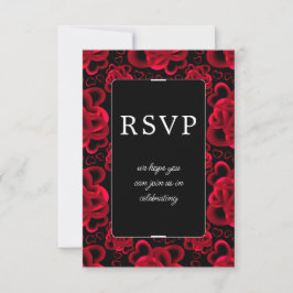 Tarjeta RSVP de Hearts Amany