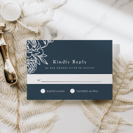 Tarjeta RSVP de jardín secreto