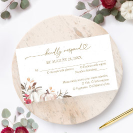 Tarjeta RSVP de la boda borgoñona de amor