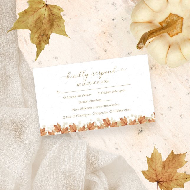 Tarjeta RSVP de la boda de amor (Subido por el creador)