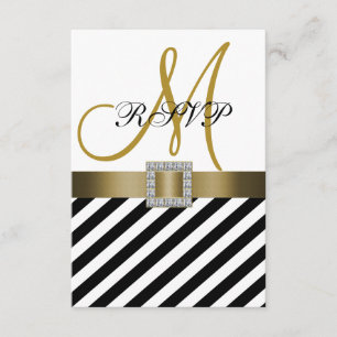 Tarjeta RSVP de la cinta de la banda de las bandas