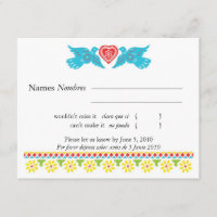 Tarjeta RSVP de la Cráneo de Azúcar