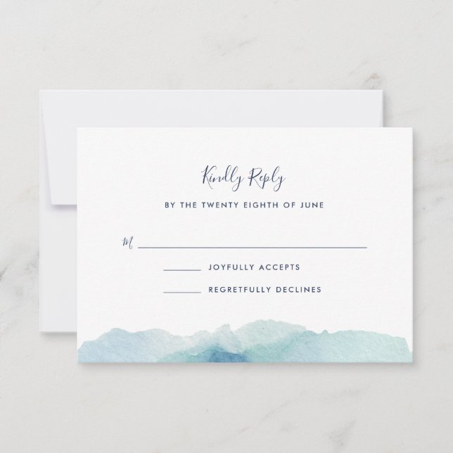 Tarjeta RSVP de Landmark (Anverso)