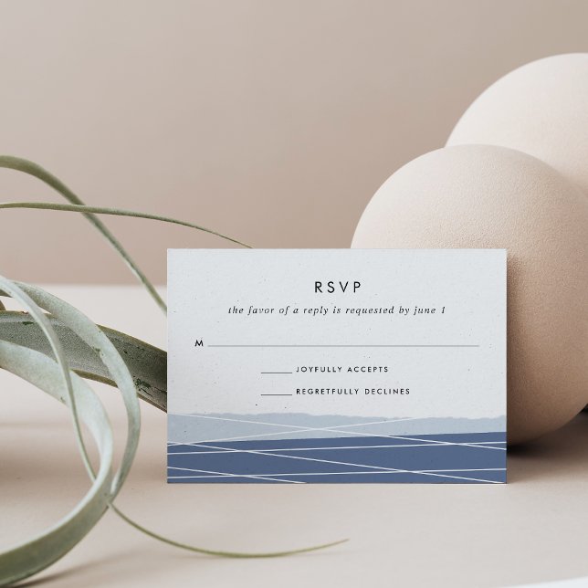 Tarjeta RSVP de lineación | Slate (Subido por el creador)
