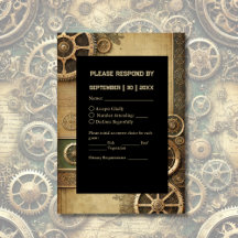 tarjeta RSVP de magster