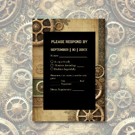tarjeta RSVP de magster