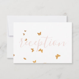 Tarjeta RSVP de mariposas de pasteles bodas