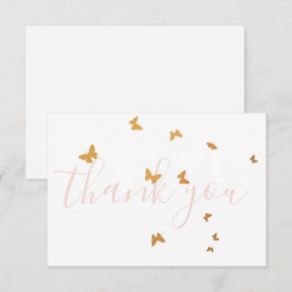 Tarjeta RSVP de mariposas de pasteles bodas