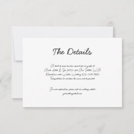 Tarjeta RSVP de matrimonio para pasteles dibujada 