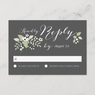 Tarjeta RSVP de Meadow Blooms