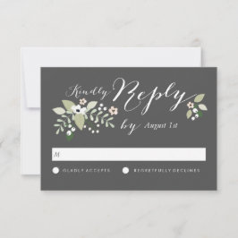 Tarjeta RSVP de Meadow Blooms
