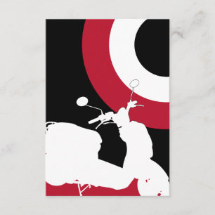 Tarjeta RSVP de Mod Scooter