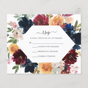 Tarjeta RSVP de otoño   Presupuesto