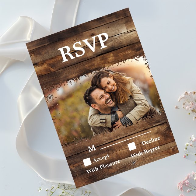 Tarjeta RSVP de País de Fotografía de Parejas Rusa (Subido por el creador)
