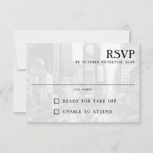 Tarjeta RSVP de pasaporte de Nueva York