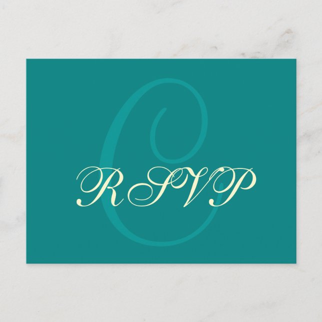 Tarjeta RSVP de posttarjeta (Anverso)