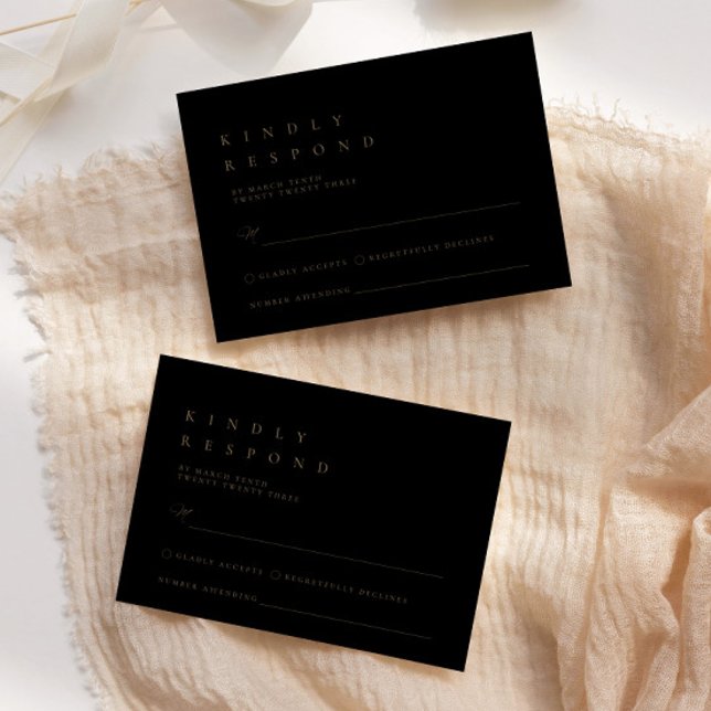 Tarjeta RSVP de respuesta amable a tipografía ultr (Subido por el creador)