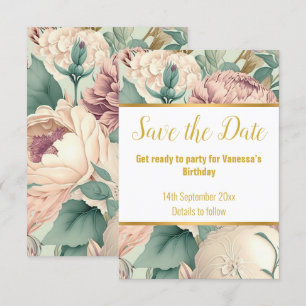 TARJETA RSVP DE RESPUESTA FLORAL DE SAGE ELEGANTE