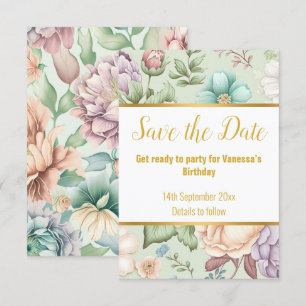 TARJETA RSVP DE RESPUESTA FLORAL VERDE ELEGANTE SA