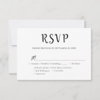 Tarjeta RSVP de Reunión de clases