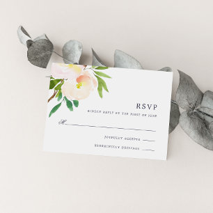 Tarjeta RSVP de Rubor de primavera
