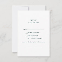 Tarjeta RSVP de solicitud de canción de resumen co