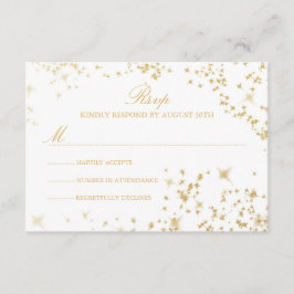 Tarjeta RSVP de Starry Nights