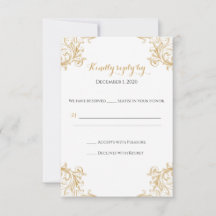 Tarjeta RSVP de Sun Tangled