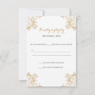 Tarjeta RSVP de Sun Tangled