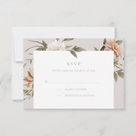 Tarjeta RSVP de Wild Florals