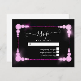 Tarjeta RSVP del 60° Aniversario del Boda del Diam