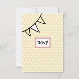 Tarjeta RSVP del Tractor de boda de país personali