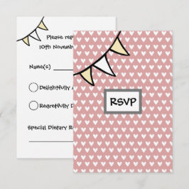 Tarjeta RSVP del Tractor de boda de país personali