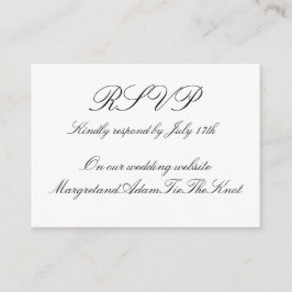 Tarjeta RSVP digital